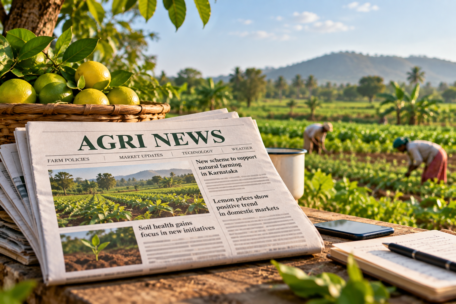 Agri News with field updates, market reports and farm life